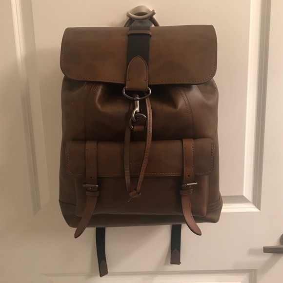 coach men's bleecker backpack